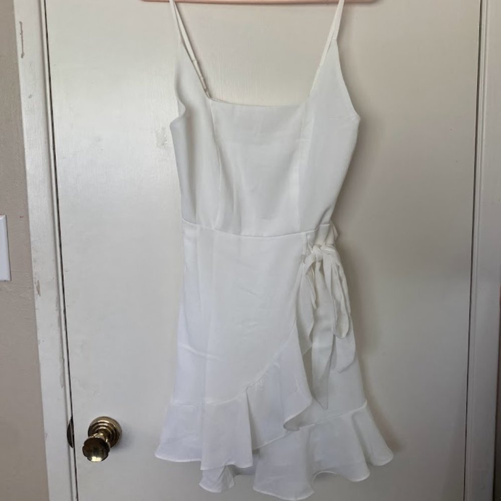 White Wrap Dress
